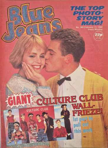 Blue jeans magazine - blue,
