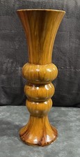 Large vintage wooden fluted - large,