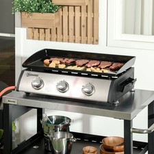 Tabletop gas plancha barbecue - gas,