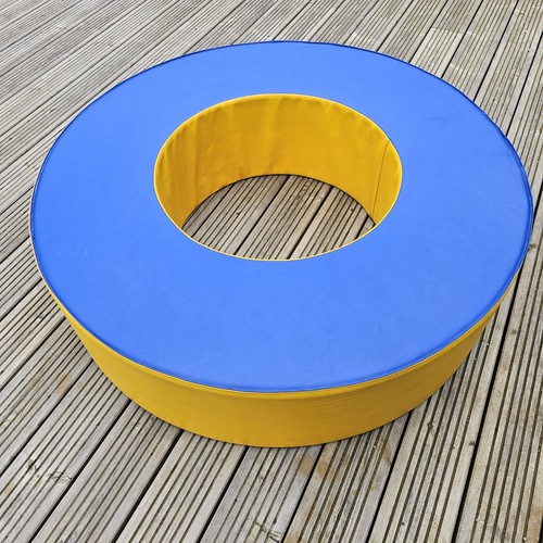 Wesco large blue and yellow - and,