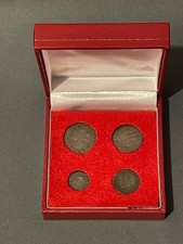 Charles II Maundy Set 1684 Modern Box Charles II first to give Maundy Money