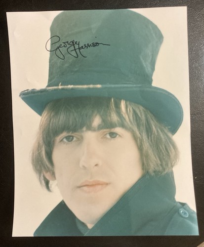 George harrison hand signed - george,