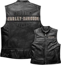 Mens Vest Biker HD Motorcycle