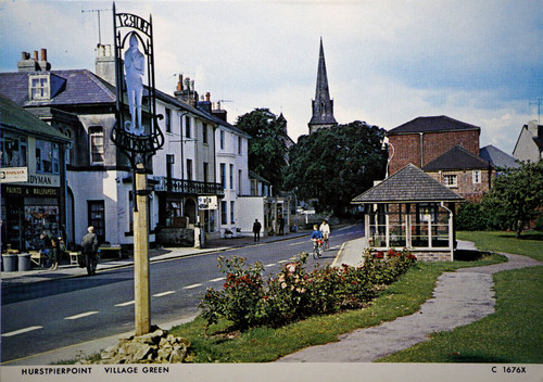 Postcard picturesque street - postcard,