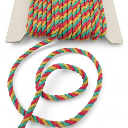 6mm twisted cord cotton - 6mm,
