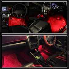 For Leon Cupra FR MK3 08-17 Footwell LED Light 2ps Bulbs Red 15SMD Error Free