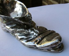 Vintage Large Shoes Figurine Trinket bowl box Sterling Silver 925 CoW or FoW?