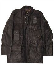 Barbour mens military leather - military,