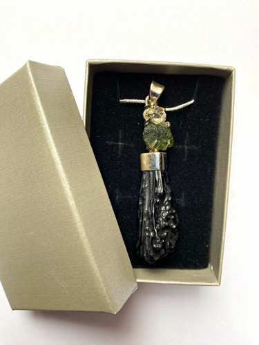 Moldavite tektite herkimer - moldavite,,