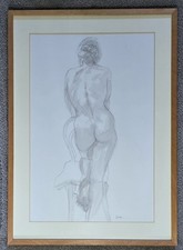 Original Signed Framed Nude