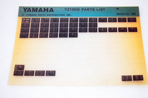 Oem yamaha yz100g - oem,