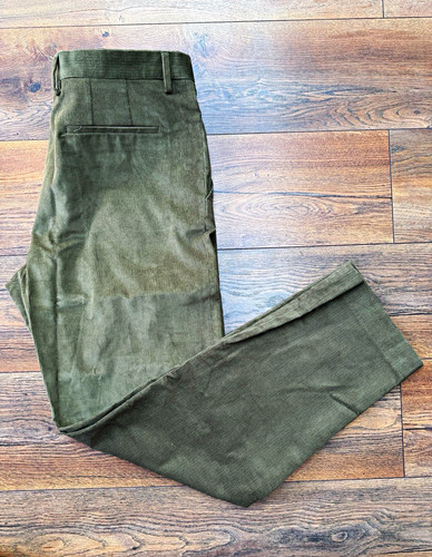 Zara men green corduroy - zara, men’s