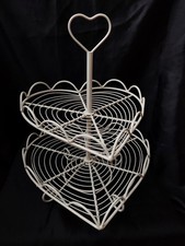 Two Tier heart shape Wire Cake