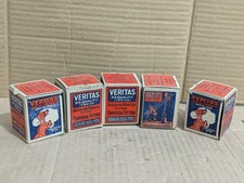 5x Old Vintage VERITAS G 7265 Inverted Mantles For Gas Lamps