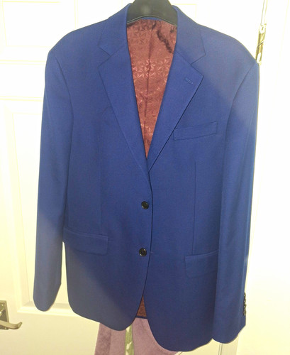 Next men blue suit jacket - blue,
