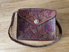 Leather shoulder bag / purse