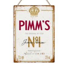 PIMM's Retro Style Metal Tin
