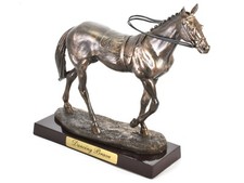 Horse Race Figurine Dancing Brave 1:72 17cm Resin - Atlas Collection 116