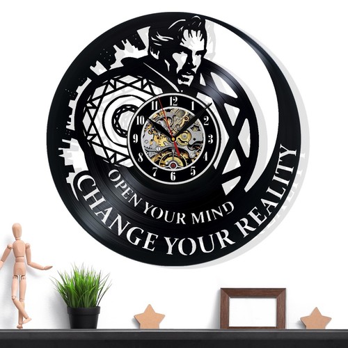 Doctor strang vinyl wall - doctor, clock