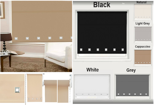 Square eyelet roller blinds - eyelet,