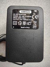 12V  1200mA -230V AC 50/60HzAC/DC  14.4VUK POWER SUPPLY ADAPTER CHARGER MAINS UK