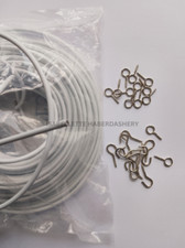 Net Curtain Wire White Window