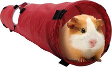 Pet Tunnel Small Animal Tunnel for Rabbits or Guinea Pigs Red/ Blue Living World