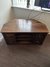 Dakota Tv Corner Unit Solid Oak