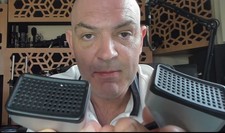 Philips N8402 HiFi Stereo 1970s Microphone Pair Vintage Working 5 Pin DIN Retro 