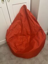 Red High Back Bean Bag Chair