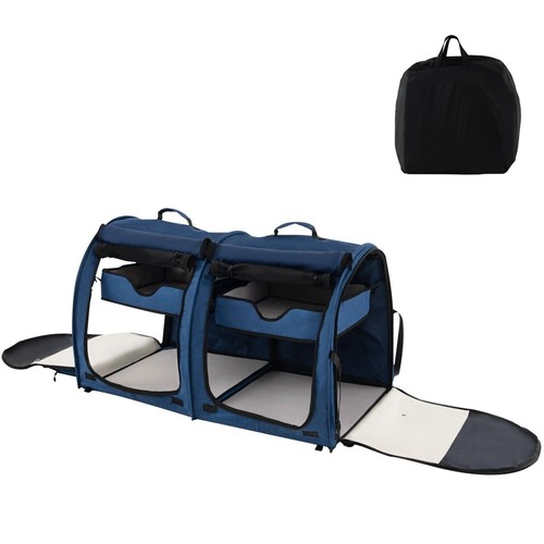Pet carrier kennel - 2-in-1,