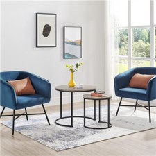 Set of 2 Round Nesting Tables