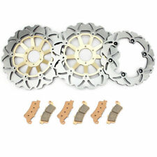 Front Rear Brake Discs Pads For Honda CBR1100XX CBR 1100 XX Blackbird 1999-2008