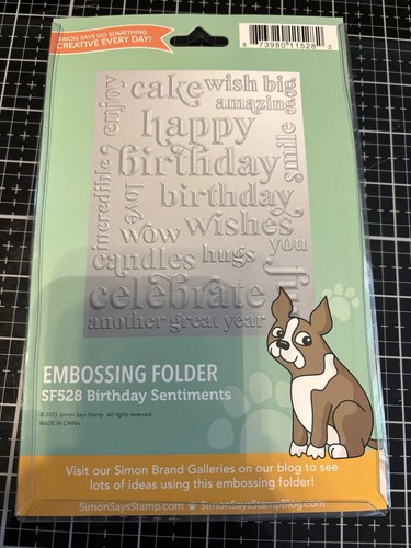 Simon says stamp - says, birthday