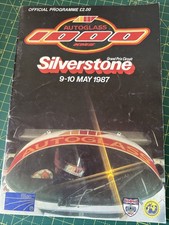 Race Programme 10 May 1987 Silverstone  World Endurance 1000km Sports Cars A4