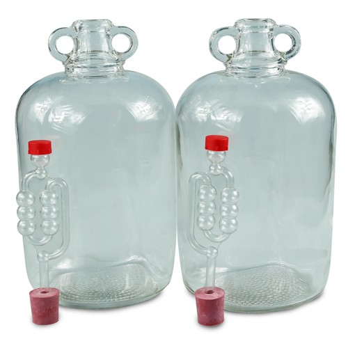 5ltr glass demijohns - demijohns, with