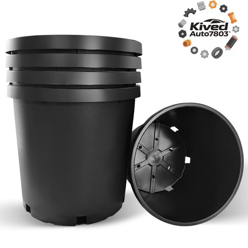 Pcs black 20gallon plastic - 5,