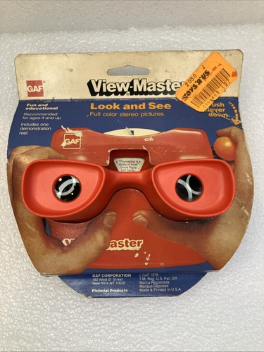 Vintage gaf view master - vintage, red
