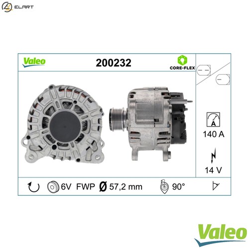 Alternator 200232 for - alternator, vw
