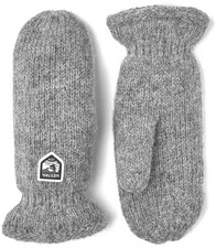 Basic Wool Mitt Grey Size 9