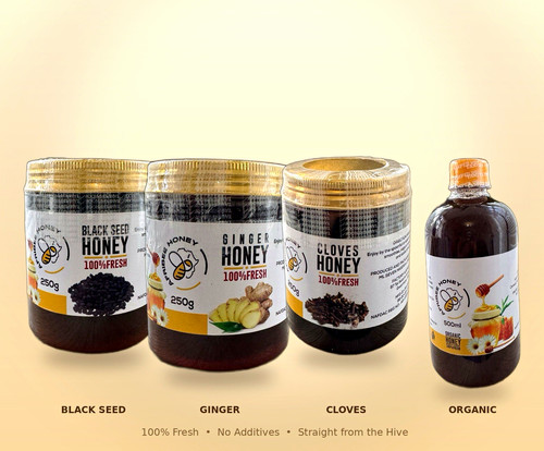 Afribee honey ginger - ginger,