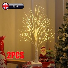 2Pack LED Twig Birch Table