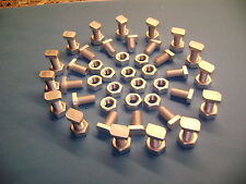  10 to 100 Greenhouse cropped  head 11mm aluminium bolts+ nuts (see  our clips 