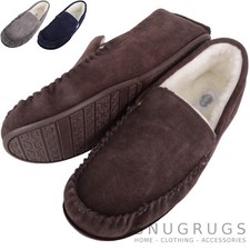 SNUGRUGS Mens Genuine Suede