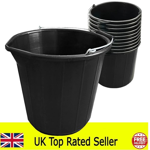 10x black bucket - 10x, gallon