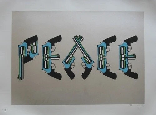 Paul insect peace screenprint - paul,