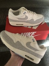 Nike Air Max 1 "87 Safari " white Uk 9.5 US 10.5 EU 44.5 2023 Release BNIB