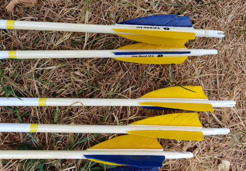 Used wooden arrows - used, x12,