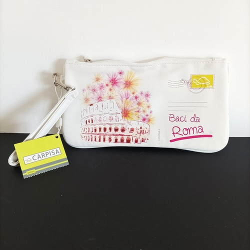 Carpisa white clutch - carpisa, kisses