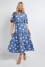 Dorothy Perkins Blue Maxi